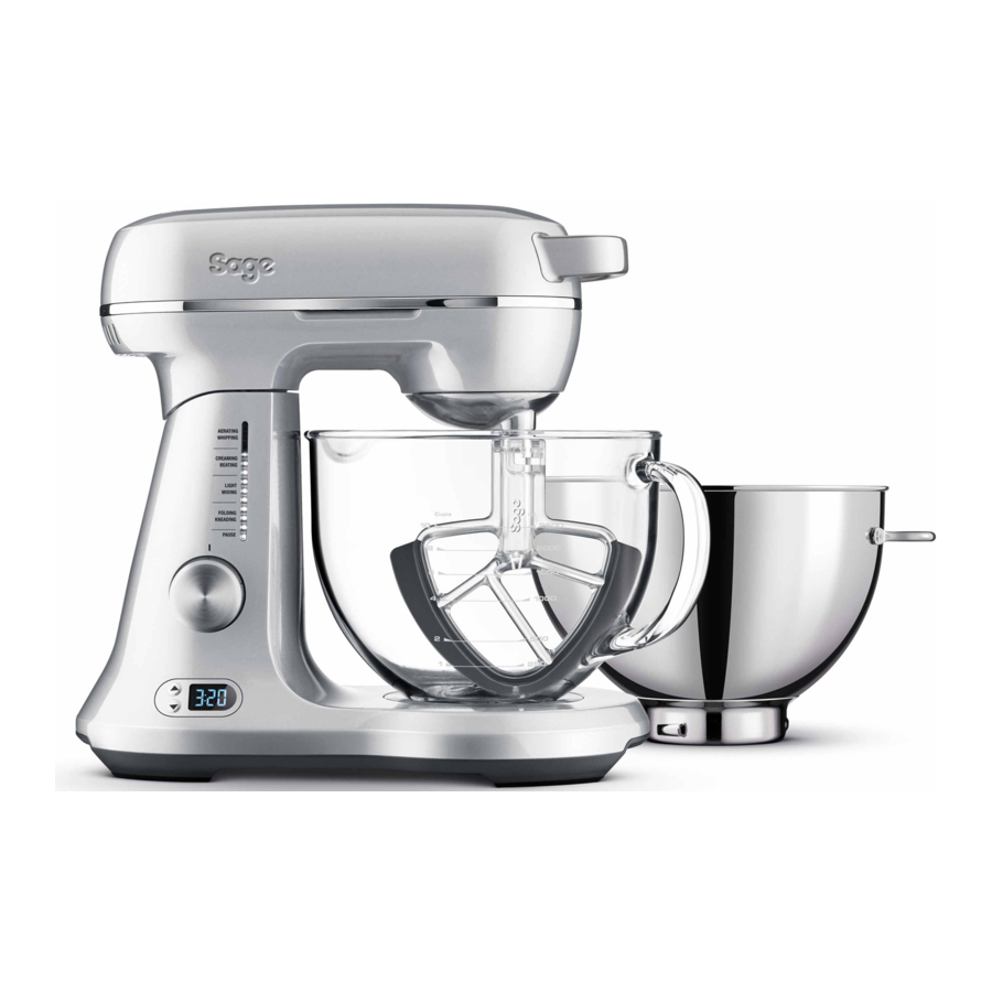 Sage the Bakery Boss BEM825 - Food Processor Manual
