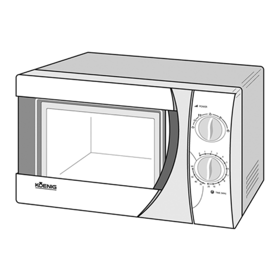 Koenig K 1700 Manuals