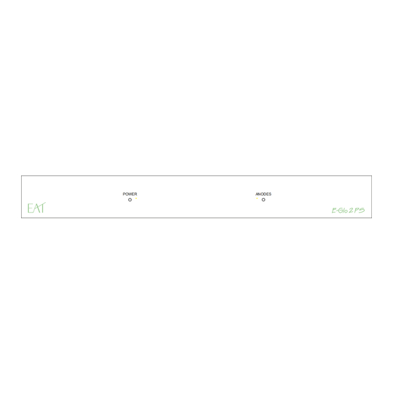 EAT E-Glo 2 Owner's Manual