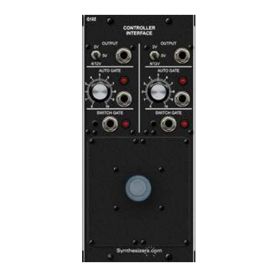 Synthesizers.com Q182TS Quick Start Manual