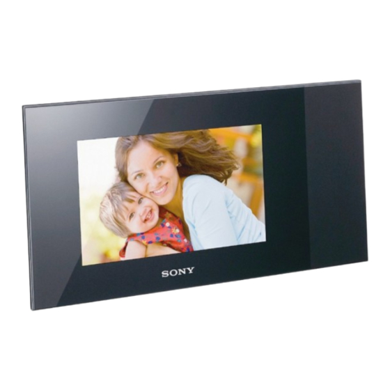 Sony DPP-F700 - Digital Photo Printer/frame Specifications