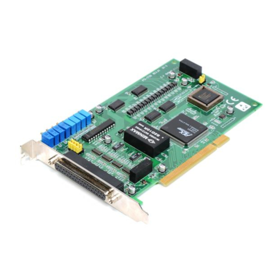 Advantech PCI-1720 User Manual