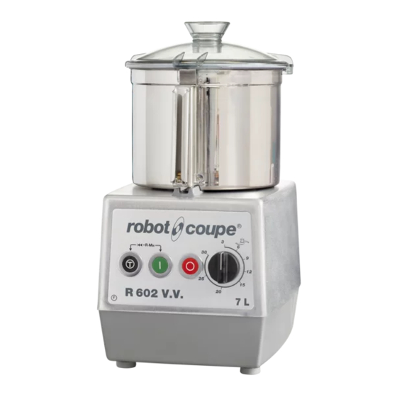 Robot Coupe R502 Manual