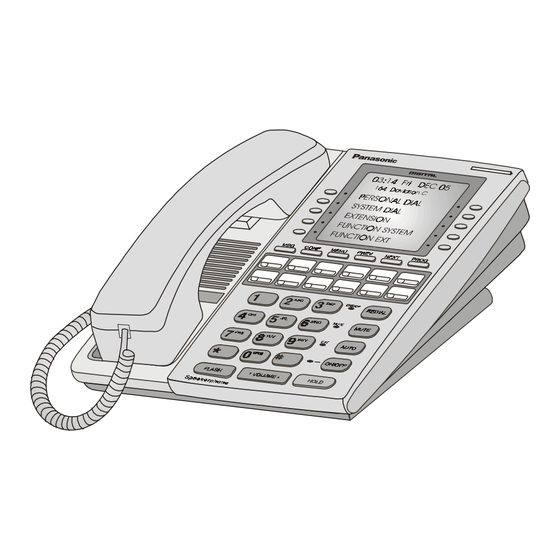 Panasonic CPC-EX Installation Manual
