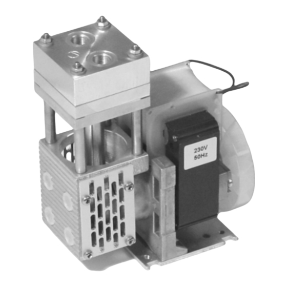 KNF UN86AT.16I Operating And Installation Instructions