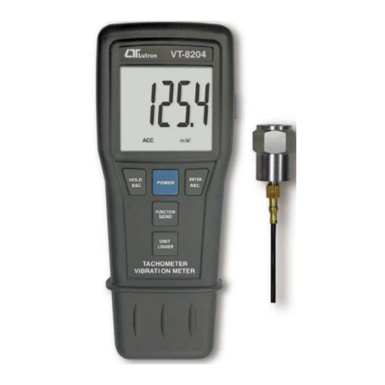 Elma Instruments VT-8204 Manual