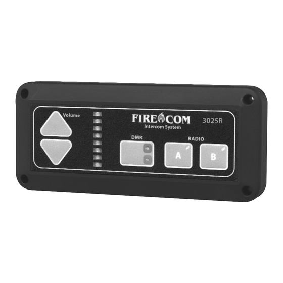 Firecom 3025R Installation & Operation Manual