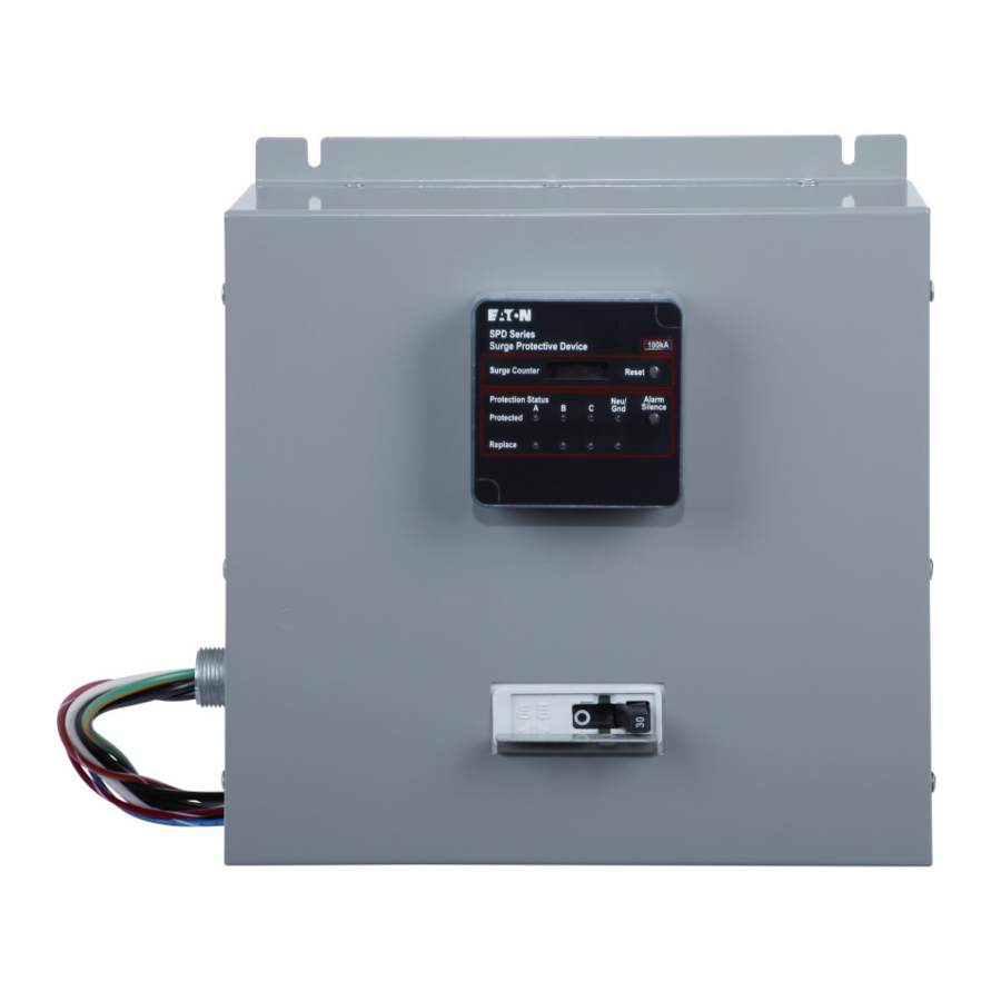 Eaton SPD Series Instruction Manual