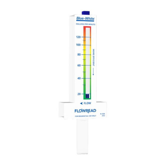 Blue-White FLOWREAD R-300 Quick Start Manual