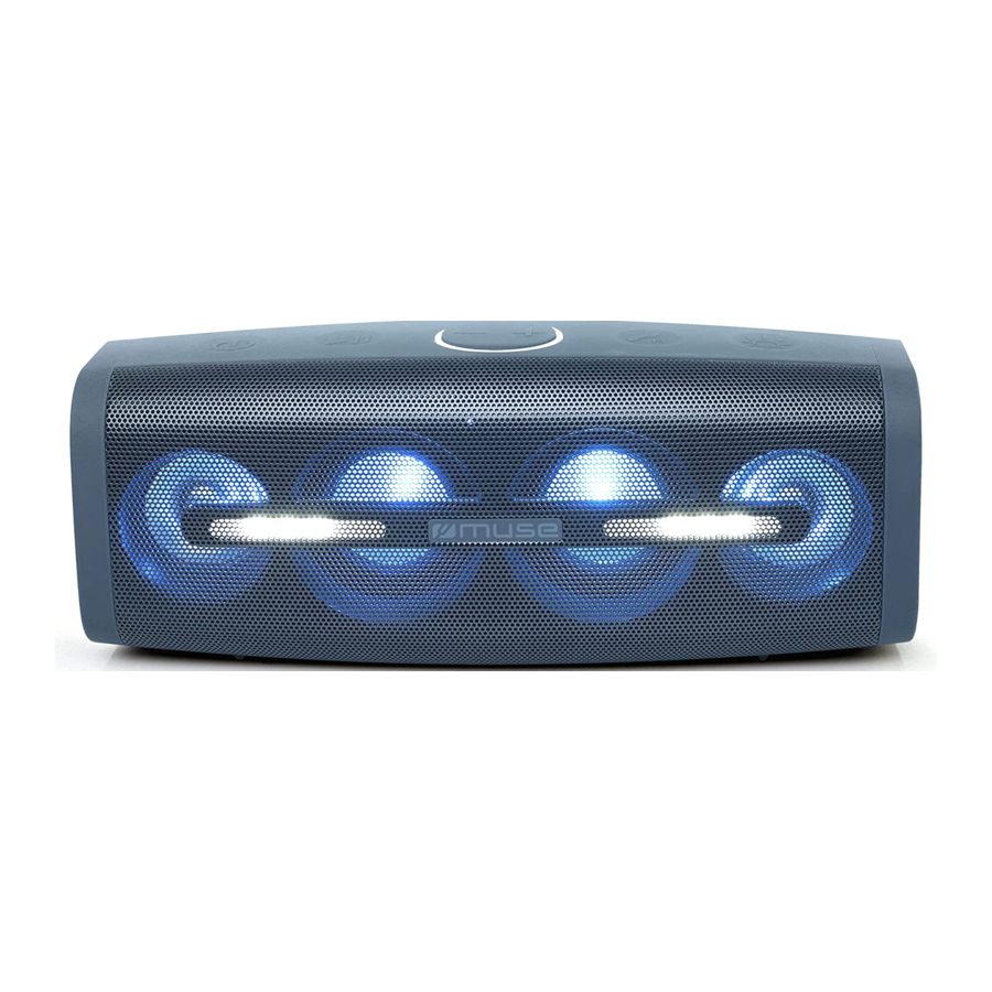 Muse M-830 DJ- Portable Bluetooth Speaker Manual