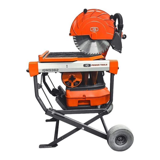IQ Power Tools iQMS362i Operator's Manual