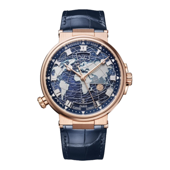 Breguet MARINE HORA MUNDI 5557 Instructions For Use Manual