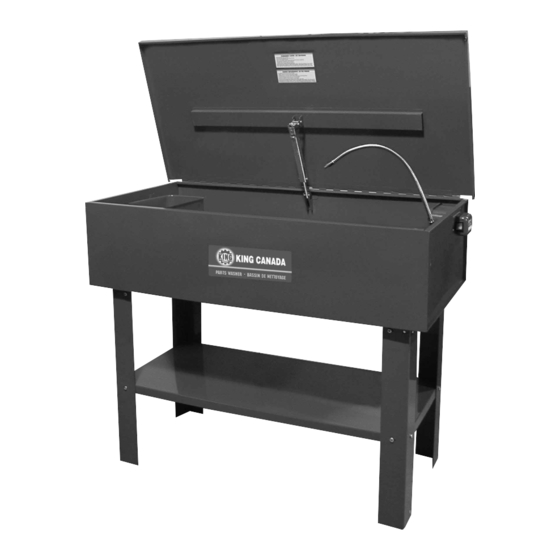 King Canada KPW-240 Instruction Manual