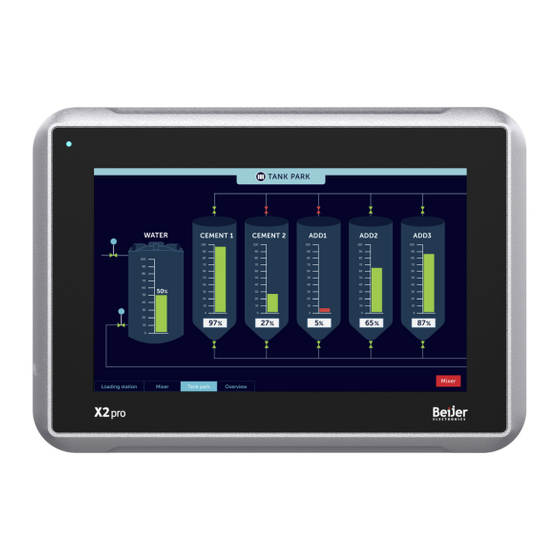 Beijer Electronics X2 pro 7-B2 Installation Manual