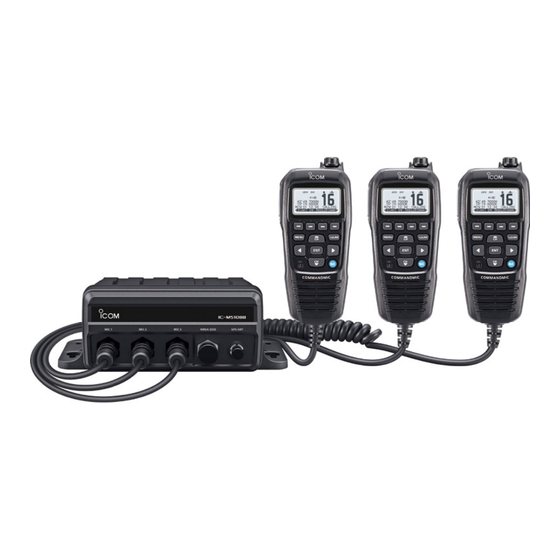 Icom IC-M410BB Instruction Manual