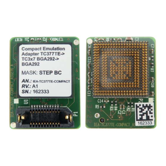 TASKING INFINEON TC377TE Hardware User Manual