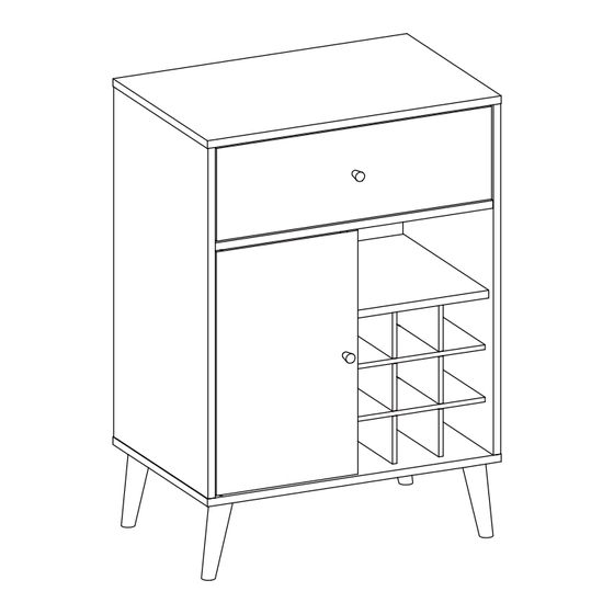 Atlantic Emmett Wine Cabinet Manuals