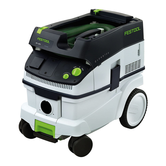 Festool CLEANTEX CTL 26 E Original Operating Manual