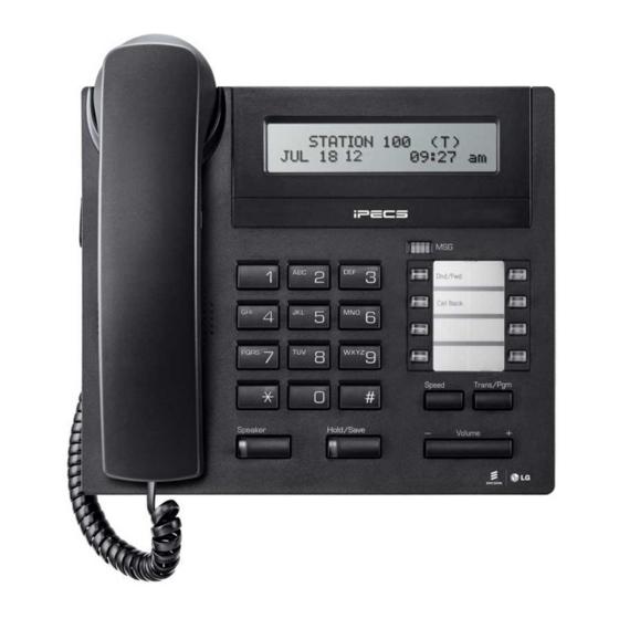 iPECS LDP-7000 Series User Manual