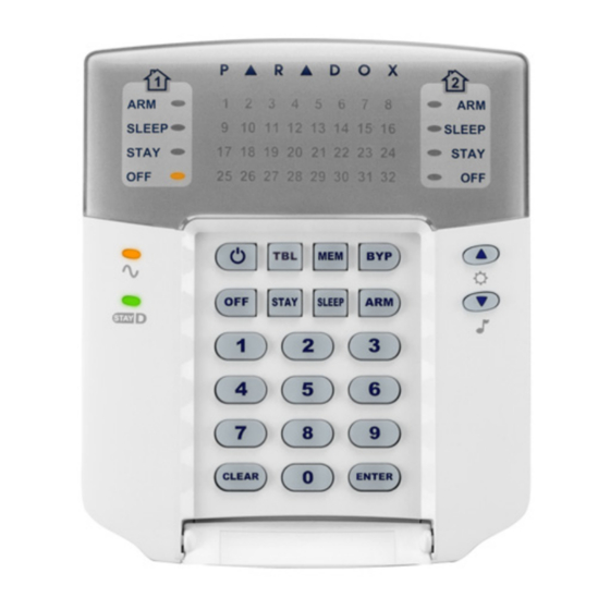 Paradox K32+ Quick Install Manual