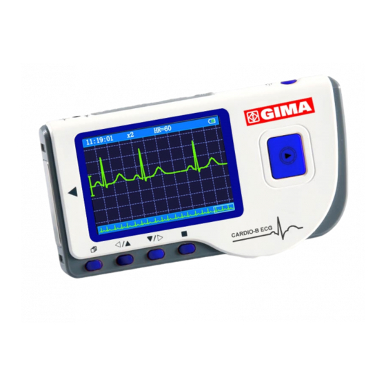 Gima Cardio-B Use And Maintenance Book
