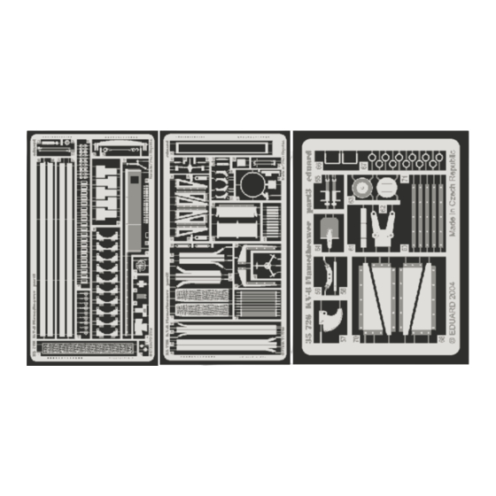 Eduard KV-8 Flamethrower Quick Start Manual