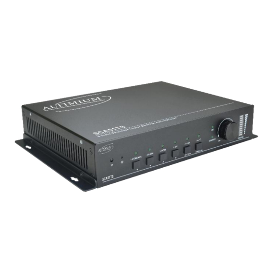 Altimium SCA51TS Scaler Switcher HDMI Manuals