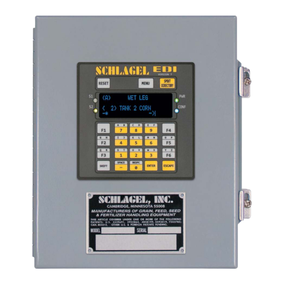 Schlagel EDI CONTROL 7 Operator's Manual