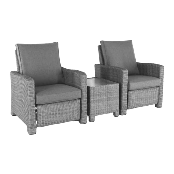 Kettler Palma Duo Relaxer Set 0193338-2100 Quick Start Manual