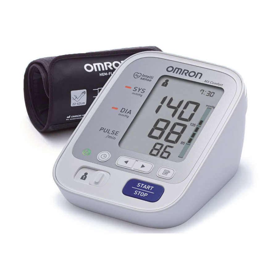 Omron M3 Comfort Instruction Manual