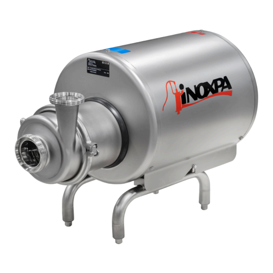 INOXPA HYGINOX SE-15 Installation, Service And Maintenance Instructions