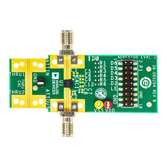 Analog Devices EVAL-ADRF5700 User Manual