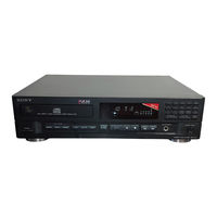 Sony CDP-M41 Service Manual