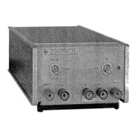 HP 465A Operating And Service Manual