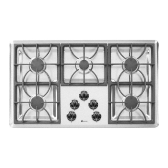Maytag MGC5536BDS - 36 Inch Gas Cooktop User Manual