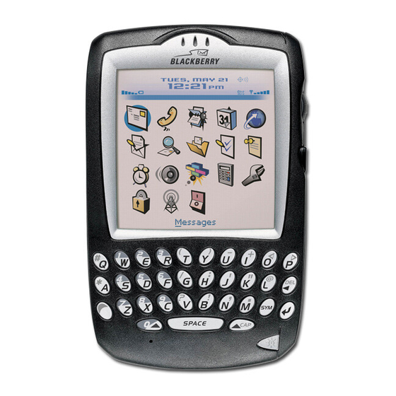 Blackberry 7750 Wireless Handheld User Manual