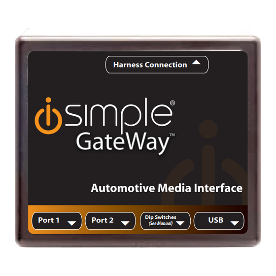 iSimple Media Gateway ISGM11 PGHGM1 Owner's Manual