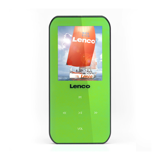 LENCO Xemio-645 Quick Manual