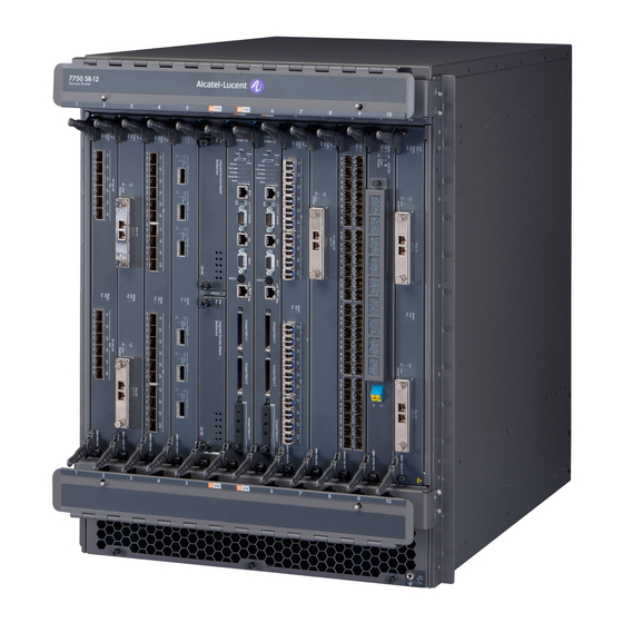 Alcatel-Lucent 7750 Reference Manual