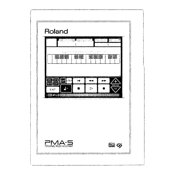 Roland PMA-5 Owner's Manual