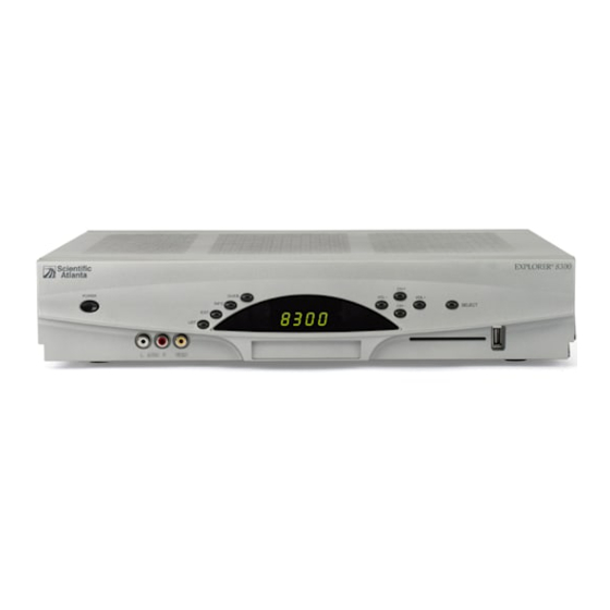Scientific Atlanta EXPLORER 8300 User Manual