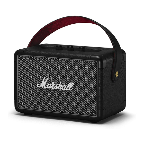 Marshall Amplification KILBURN II Quick Start Manual