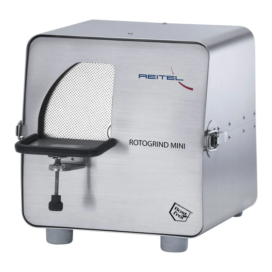 REITEL ROTOGRIND MINI Operating Instructions Manual