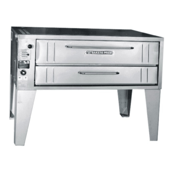 Bakers Pride 301 Parts List