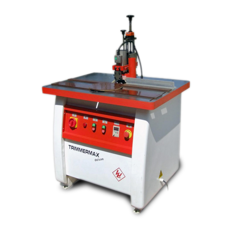 Winter TRIMMERMAX DELUXE Operation Manual
