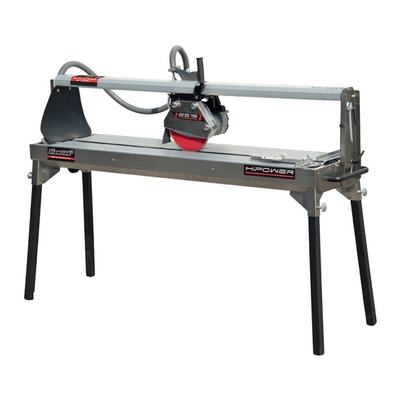 B+BTec Diamond 3 250RS Series Operating Manual