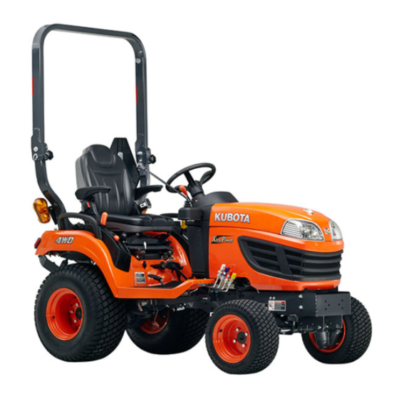 Kubota WSM BX2370 Workshop Manual