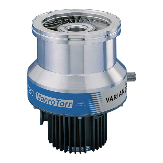 Varian Turbo-V250 Turbo Pump Controller Manuals