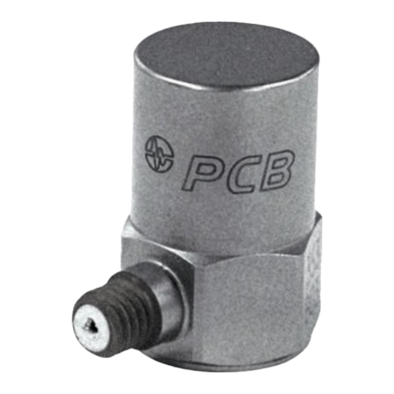 PCB Piezotronics 320C03 Installation And Operating Manual