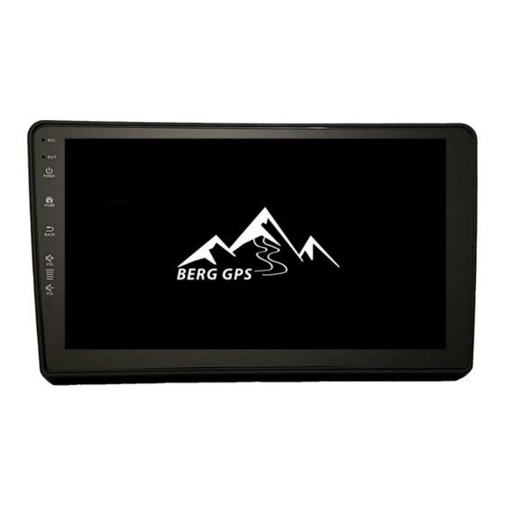 BERG GPS FD-9000 Installation Manual